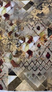 ผ้าซาตินโพลีเอสเตอร์ฟิโอน่า พิมพ์ลายดิจิทัลเคลือบฟอยล์ 100% โพลีเอสเตอร์ ผ้าซาตินฟิโอน่า พิมพ์ลายดิจิทัลเคลือบฟอยล์ ผ้าคุณภาพพรีเมียมสำหรับตัดเย็บเสื้อผ้า - Product Image 3