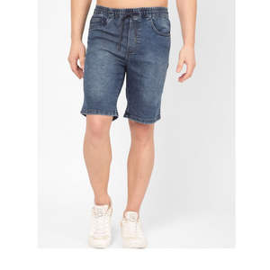 กางเกงยีนส์ขาสั้นลำลองสำหรับผู้ชายกางเกงขาสั้นผ้ายีนส์ทรงสลิมความยาวลำลองของผู้ชาย100% ผ้าฝ้าย | ผู้ผลิตมืออาชีพ - Product Image 4