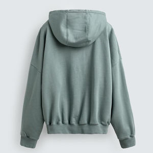 Full Sleeve With Custom Logo Design Solid Color High Quality 2026 Breathable Custom Logo Oversized Plain Pullover <b>Hoodie</b> <b>For</b> Men - Product Image 3