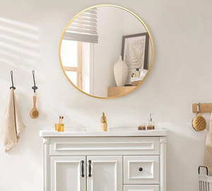 Modern <b>Wall</b> <b>Mirror</b> Made of Solid Wood Frame with 5mm Thickness for Your Home. Bedroom and Living Room & Apartment Use - Product Image 3