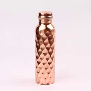 Direct Factory Sale 650ml Copper Water Bottle Leakage Proof for Yoga Gym & Ayurvedic Health <b>Plastic</b> Drinkware for Daily Use - Product Image 5