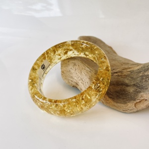 Yellow Natural Baltic Amber, Amberstone <b>Bangle</b> Bracelet Poland, 60 mm - Product Image 5