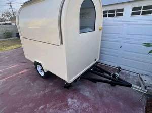 รถพ่วงรถเข็นขายอาหารเคลื่อนที่ได้สำหรับขายไปยังสหรัฐอเมริกา/ยุโรป/เกาหลีใต้/บาฮามาสพร้อมบริการจัดส่งที่รวดเร็ว - Product Image 2