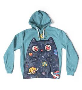 Sudadera con capucha con estampado de poliéster y algodón de alta calidad para hombre Sudadera con capucha térmica de invierno OEM personalizable para cantidad de bricolaje - Product Image 5