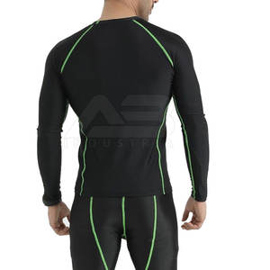 Camisetas de entrenamiento de gimnasio de compresión de secado rápido para hombres para ropa de entrenamiento - Product Image 4