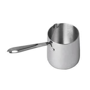 หม้อต้มกาแฟสเตนเลสมีหูจับ,หม้อโลหะสำหรับกาแฟชานมและกาแฟ - Product Image 5