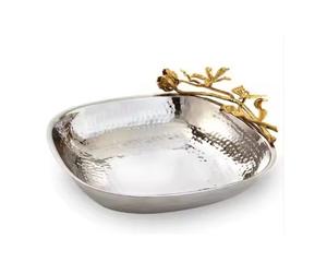 Tazones de ensalada de Metal de Color plateado de diseño moderno, Juego de 3 cuencos de servicio con estilo para el hogar, Hotel, vajilla, fiesta, servicio de comida - Product Image 1