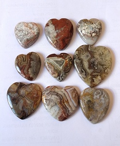 อัญมณีรูปหัวใจจากอาเกตคุณภาพสูง ดีไซน์ลูกไม้สุดหรู สำหรับทำเครื่องประดับทุกประเภท ราคาขายส่ง - Product Image 6