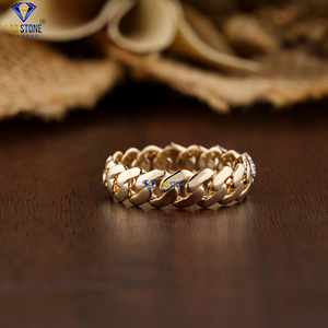 Anillo de diamante de corte brillante redondo TDW 0.108, oro amarillo de 18 quilates, Diamante certificado/no certificado, Joyería de diamantes Cvd/HPHT - Product Image 2