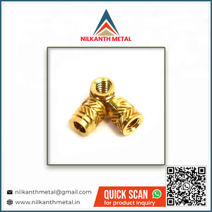 Inserts en laiton de haute qualité écrous en gros insert rotatif en laiton poli bonnes critiques écrou de haute qualité - Product Image 2