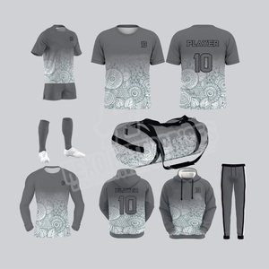 Vêtements de sport pour hommes et femmes, uniformes de rugby en polyester à manches mi-longues fabriqués au Pakistan, nom de l'équipe personnalisé, ensemble combiné OEM - Product Image 3