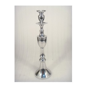 <b>Silver</b> Aluminium Candle Holder for Home Decor - Product Image 4