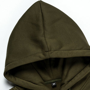 Wholesale Custom <b>Men</b> Solid Color Cotton Hoodies With Logo Casual Wear Stylish <b>Men</b> Hoodies Half Printed And Plain - Product Image 2