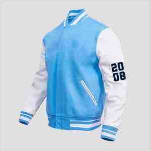 New Style Plus Size Men's Varsity Jackets Wholesale Blank Street Wear Leather Sleeves Letterman Jacket - Product Image 2
