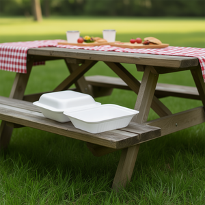 Contenitore per Pranzo Usa e Getta a 3 Scomparti da 9 Pollici, Capacità 1300ml - Product Image 3