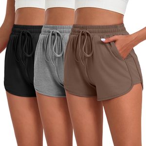 Vente en gros de nouveaux shorts de jogging personnalisés pour femmes shorts de sport décontractés en coton pour femmes - Product Image 1