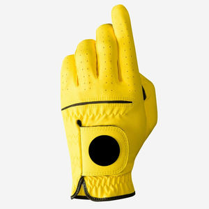 Gants de golf en cuir Cabretta souple personnalisés OEM avec logo personnalisé de haute qualité et couleur avec matériau PU et peau de mouton - Product Image 3