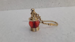 พวงกุญแจโคมไฟทองเหลืองสำหรับเป็นของขวัญส่งเสริมธุรกิจพวงกุญแจโคมไฟทองเหลือง - Product Image 4