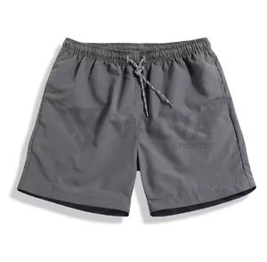Short de bain pour homme de qualité supérieure, respirant, entraînement sportif, short de fitness décontracté, taille moyenne, motif d'expansion, décoration - Product Image 3