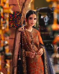 Salwar Kameez en soie élégante traditionnelle afghane pour femmes, vêtement ethnique traditionnel afghan personnalisé du fabricant, 508 unités à vendre - Product Image 1