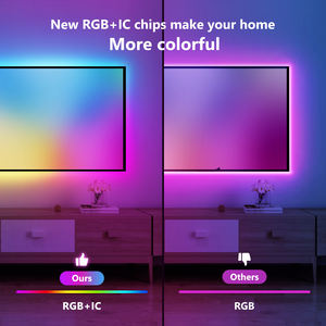 Tira <span class=keywords><strong>de</strong></span> luz LED AC220V controlada por voz <span class=keywords><strong>de</strong></span> <span class=keywords><strong>Alexa</strong></span> y Google, tira <span class=keywords><strong>de</strong></span> luz LED multicolor con cubierta <span class=keywords><strong>de</strong></span> silicona - Product Image 2
