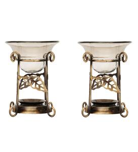 New Arabic pure Brass <b>Fragrance</b> oil <b>Diffuser</b> Incense burner oil burner high quality selling burner with Brass metal bowl - Product Image 5