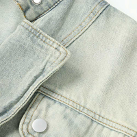 2025 Meistverkaufte Premium-Qualität Damen Loose-Fit Casual Jeansjacke Atmungsaktive Baumwolle Gestrickte Knopfjacke Herbst Winter OEM-Service