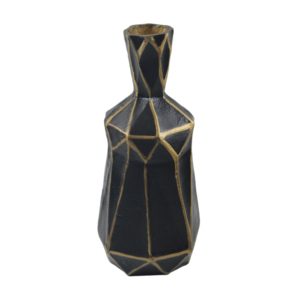 Vase à fleurs en aluminium de la meilleure qualité en laiton de couleur multiple Vase de table au design de finition antique et design en métal massif - Product Image 2