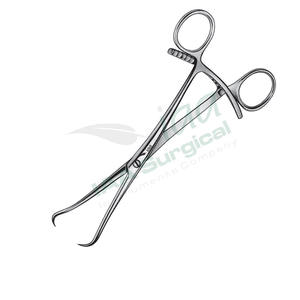 Pinzas de Sujeción Ósea de Acero Inoxidable Quirúrgico de 20 cm, Pinzas de Reducción Ortopédicas con Puntas y Bloqueo de Trinquete, CE ISO - Product Image 6