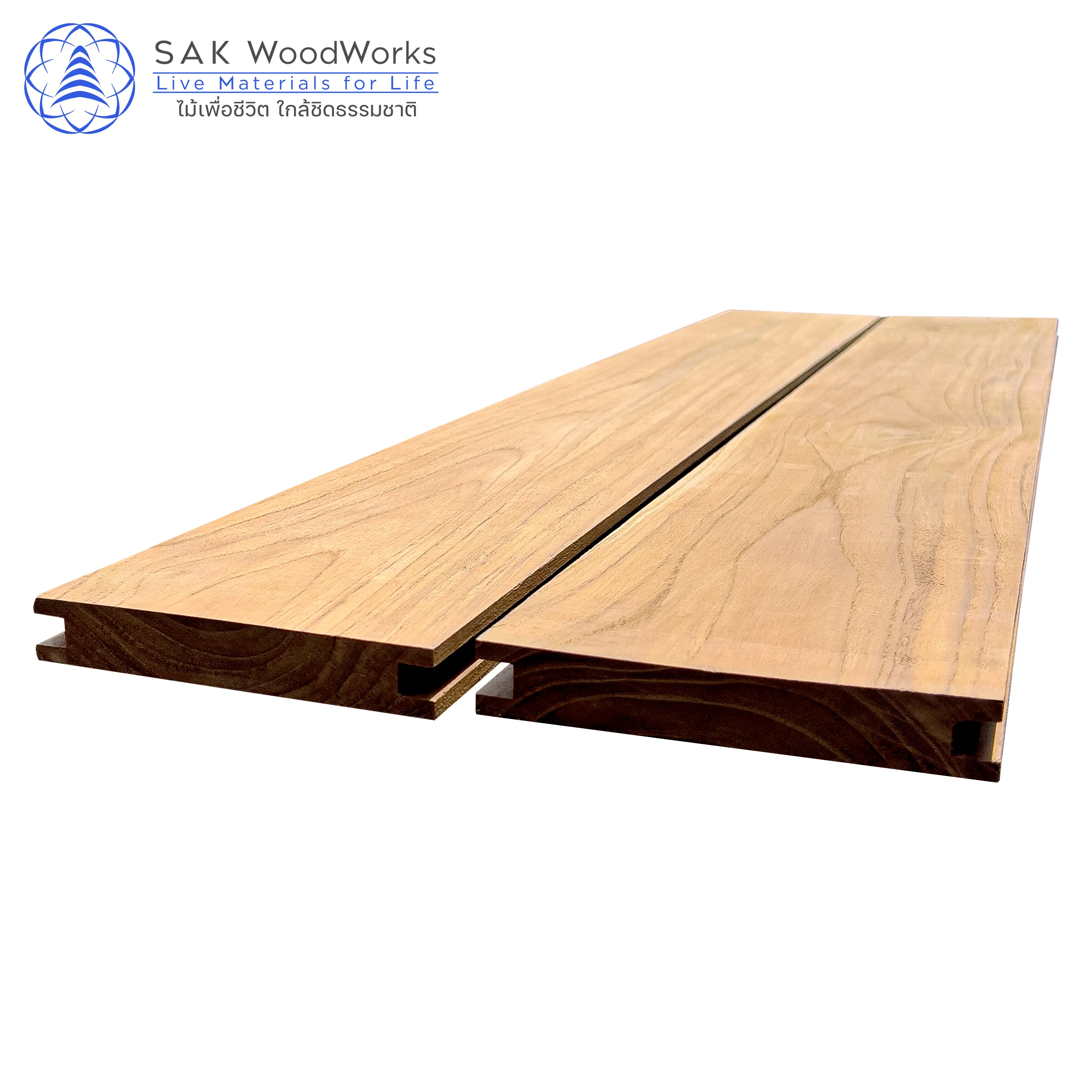 Thaise Teakhouten Planken | 22X140 Mm. X 1-2 M. | Door Sak Houtbewerking Goudbruine Kleur Effen Planken Voor Buitenoplossing
