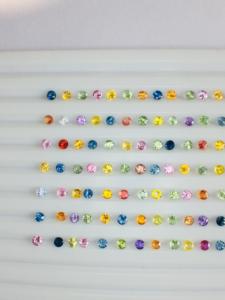 Pierre précieuse naturelle multi saphir taille brillant AAA qualité AAA lustre avec une belle couleur belles pièces parfaites pour la fabrication de bijoux - Product Image 6