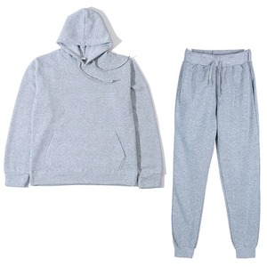 Conjuntos Deportivos para Hombre/Mujer, Casuales, Sólidos, Cálidos, Transpirables, 100% Algodón, Sudaderas con Capucha, Pantalones Deportivos, Pantalones de Invierno, Sudaderas, Pantalones Deportivos - Product Image 3