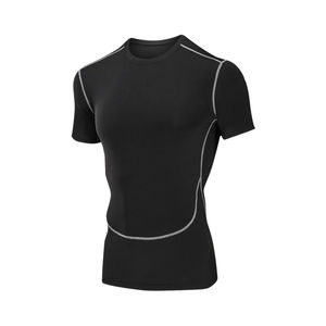 Camiseta de compresión para entrenamiento de gimnasio, capa base de entrenamiento para hombre, Camiseta deportiva atlética de secado rápido, transpirable, ajustada, moldeadora de músculos - Product Image 2