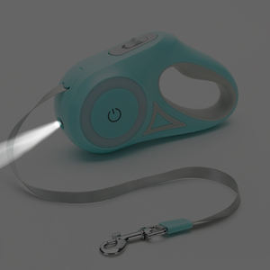 Tali anjing LED dapat ditarik otomatis, lampu sentuh, anjing Anda aman di malam hari tipe kerah 5M/16 kaki kualitas tinggi - Product Image 5