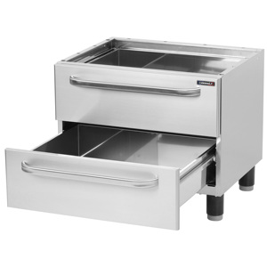 2-Drawer <b>Kitchen</b> <b>Storage</b> <b>Unit</b> with 66 Compartment Practical Organization Solution - Product Image 1