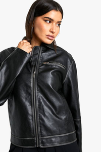 Veste de motard en cuir de vache véritable pour femmes, style en gros, tricotée, respirante pour femmes - Product Image 6