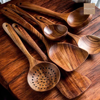 Mini ensemble de cuillères et fourchettes en bois durables de haute qualité, biodégradables, écologiques, style bohème, pour mariage, dessert, crème glacée, yaourt, confiture