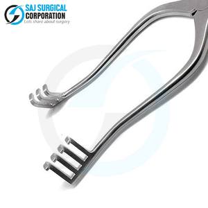 Rétracteur ouest en acier inoxydable avec traitement de surface mat non éblouissant Durable réutilisable pour une microchirurgie à réflexion de lumière réduite - Product Image 5