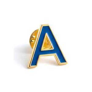 Letra 'Hope' Personalizada en Latón Plateado con Esmalte Suave Tradicional y Serigrafía - Product Image 6