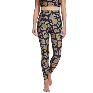 Leggings élégants pour femmes, taille haute, sans couture, fitness, yoga, gym, entraînement, OEM, ODM, marque privée, logo personnalisé - Product Image 1