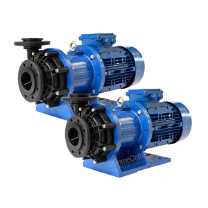 Pompe centrifughe a trascinamento magnetico modello ht2 80 PP PVDF con motore 15kw GR 160 2P in plastica per pompa dell'acqua per la movimentazione degli acidi - Product Image 2