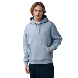 เสื้อฮู้ดผู้ชายแบบสวมหัว ผ้าฮู้ดดี้ สไตล์ลำลอง ทรงหลวม สตรีทแวร์ แขนยาว เสื้อฮู้ดดี้สำหรับฤดูหนาว อุ่นสบาย มีกระเป๋า - Product Image 1