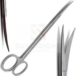 Kelly 7 \ "tijeras médicas quirúrgicas dentales curvas fuente de alimentación Manual instrumento afilado/afilado por instrumentos Surgiright - Product Image 6