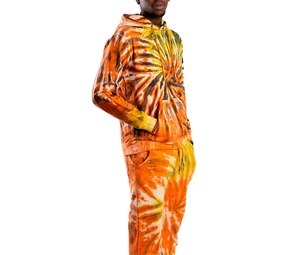 Conjunto Deportivo de Verano de Alta Calidad, Top Corto y Pantalones Jogger, Transpirable, de Secado Rápido, Unisex, Tallas Grandes, Diseño Tie Dye Informal - Product Image 1