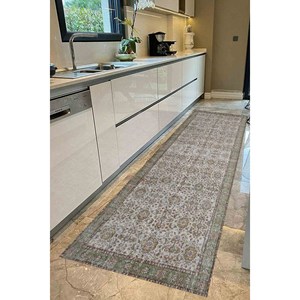 <b>Brown</b> Turkish Style Rug: Non-Slip Tribal Accent Rug, Printed Rug,Nonwoven Thin Rug - Product Image 5