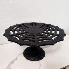 Abordable Rond Fer 2 Tiers Gâteau Stand Noir Automne Halloween Dernier 2023 Accessoires Fête D'anniversaire Fournitures Quantité Arisans - Product Image 2