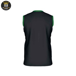 เครื่องแบบบาสเก็ตบอลสำหรับผู้ชายเครื่องแบบทีมพิมพ์ลายตาข่ายใส่ได้สองด้านดีไซน์ออกแบบได้ตามต้องการ - Product Image 4