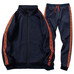 Brand Men Tracksuit Set <b>Full</b>-<b>Zip</b> <b>Sweatshirt</b> Jogger Sweatpants Warm Sports Suit Gym Training Wear - Product Image 1