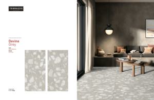 Azulejos de Porcelana Premium con Aspecto de Terrazo Gris DIVINO - Product Image 2