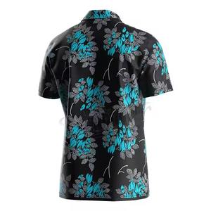 Estilo de verano simple de algodón para hombres para Polos Venta caliente con logotipo personalizado Camiseta de punto Traje de golf inspirado - Product Image 3